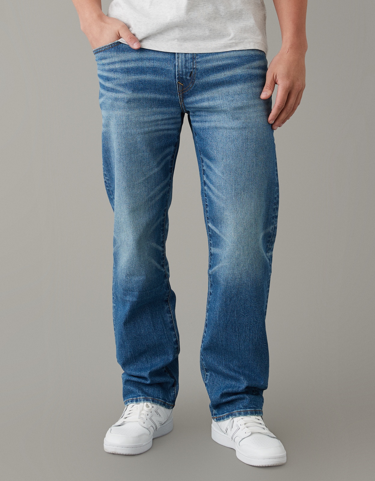 Buy AE AirFlex+ Ultrasoft Relaxed Straight Jean online | American Eagle ...