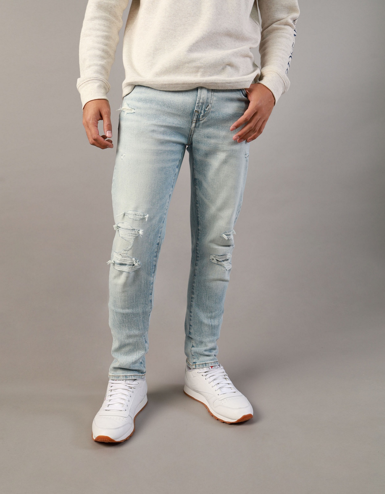 Buy AE AirFlex Patched Skinny Jean online American Eagle
