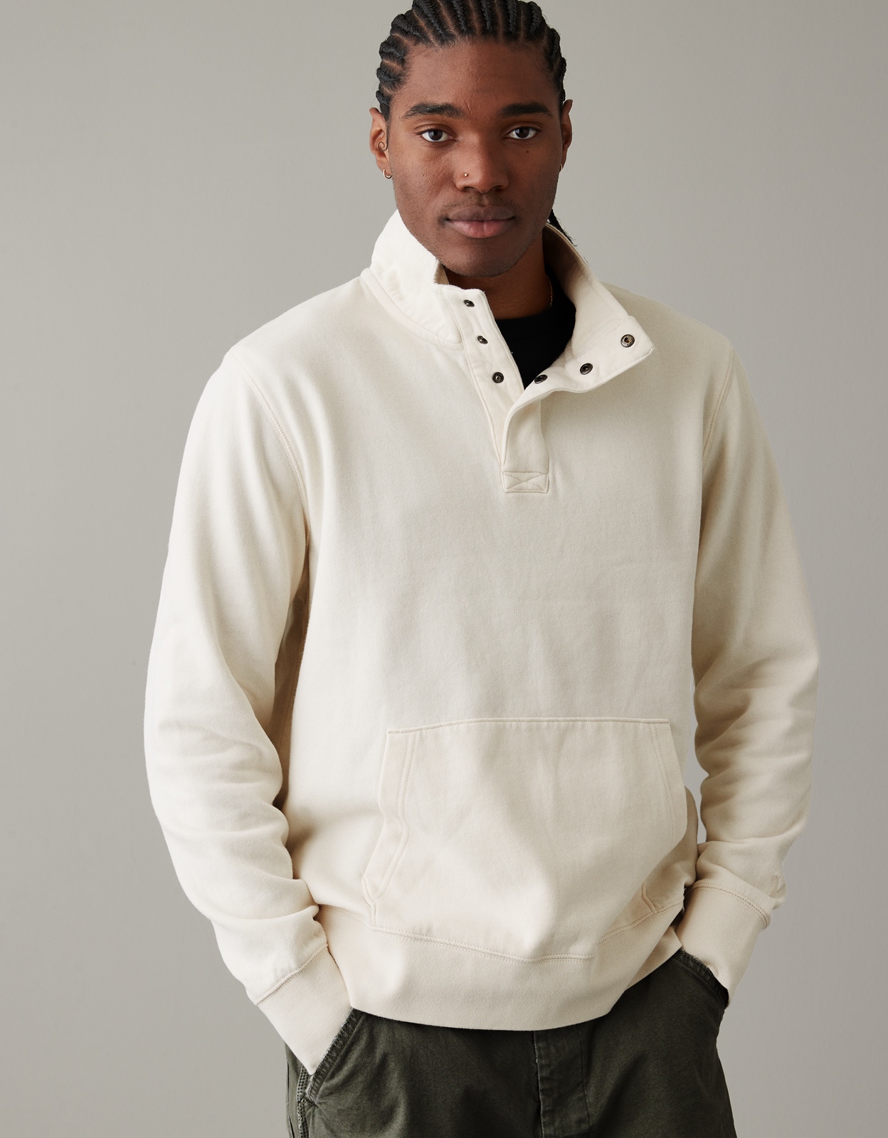 American eagle white best sale sweater