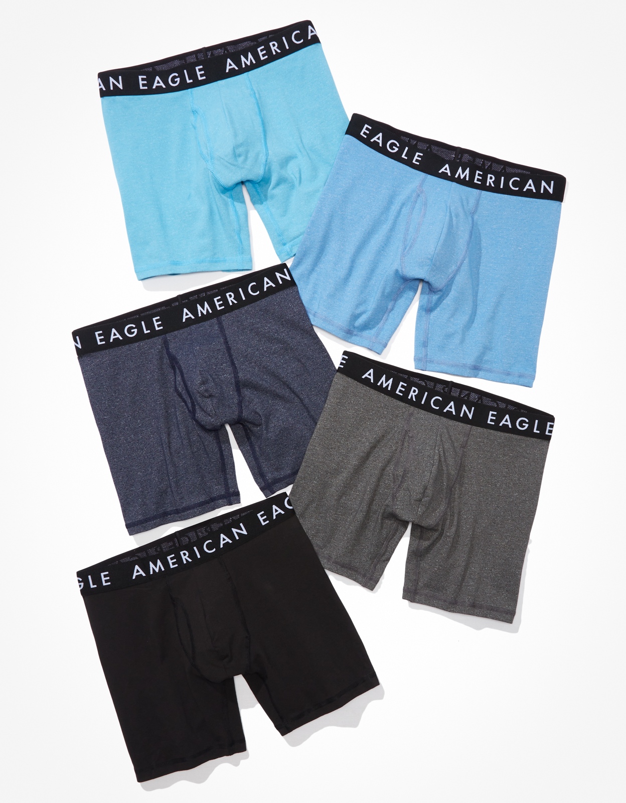 Buy AEO Solid 6 Classic Boxer Brief 5-Pack online