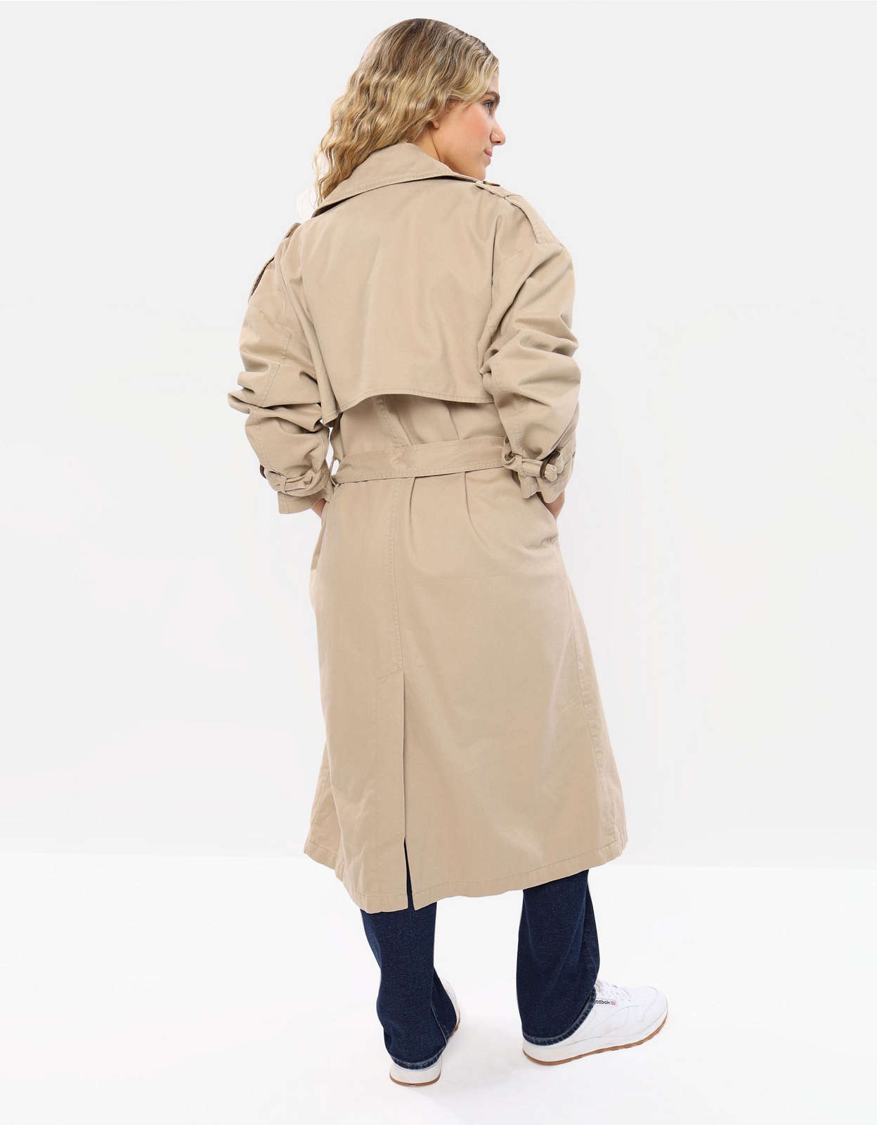 Buy AE Oversized Trench Coat online American Eagle Outfitters UAE