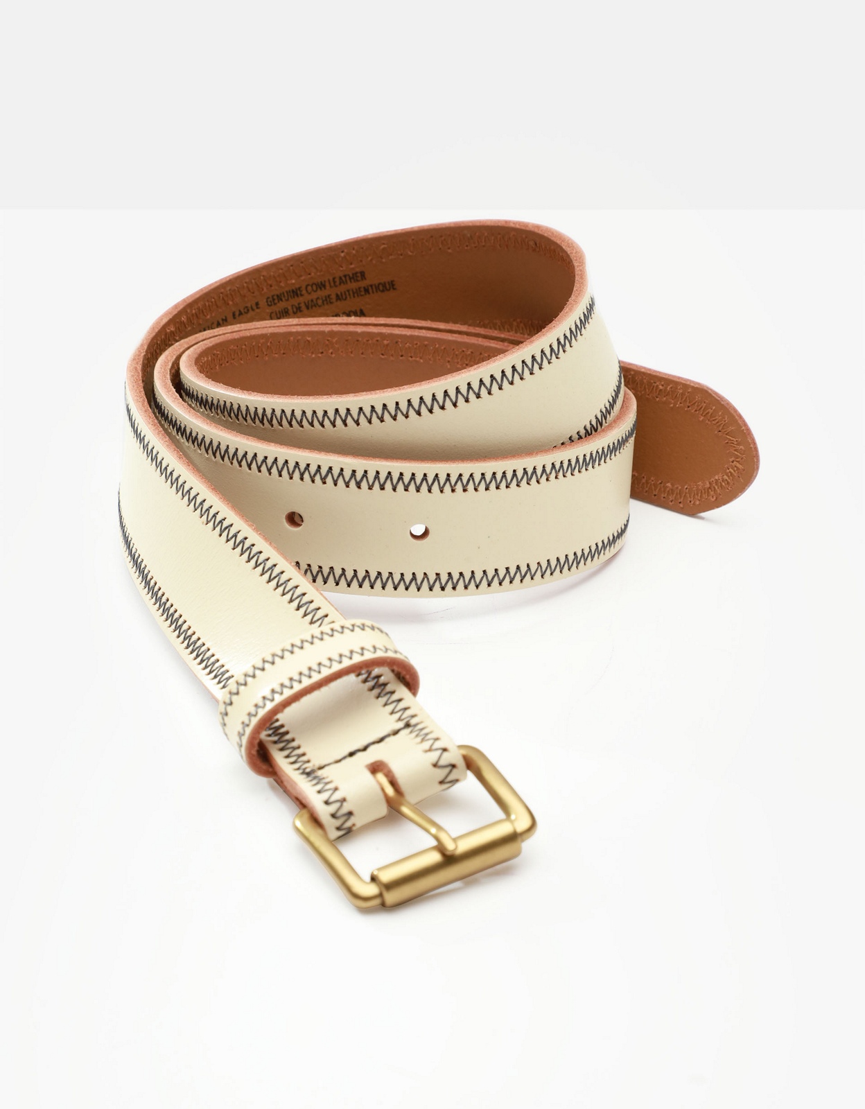 American eagle leather belt top