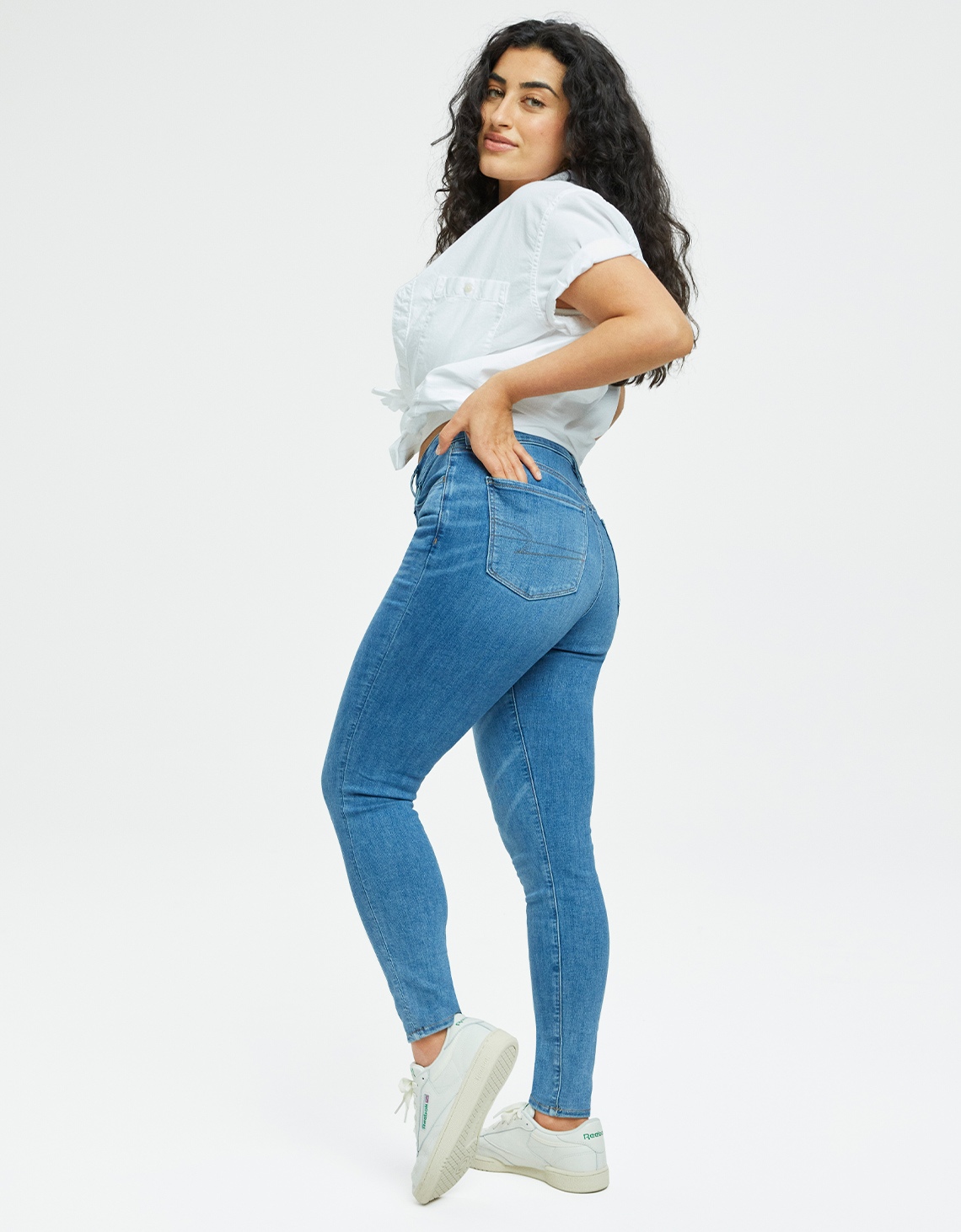 AE Stretch High-Waisted Corduroy Jegging  High waist jeggings, Jeggings,  American eagle outfitters jeans
