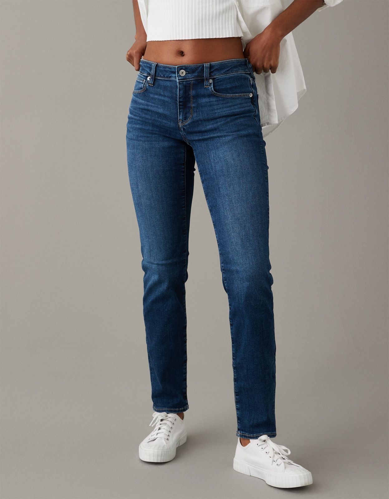 Buy AE Next Level Low Rise Skinny Jean online American Eagle Outfitters