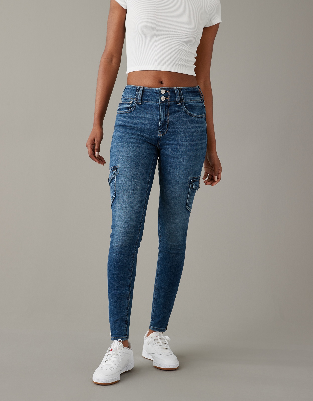 Buy AE Next Level High-Waisted Jegging online