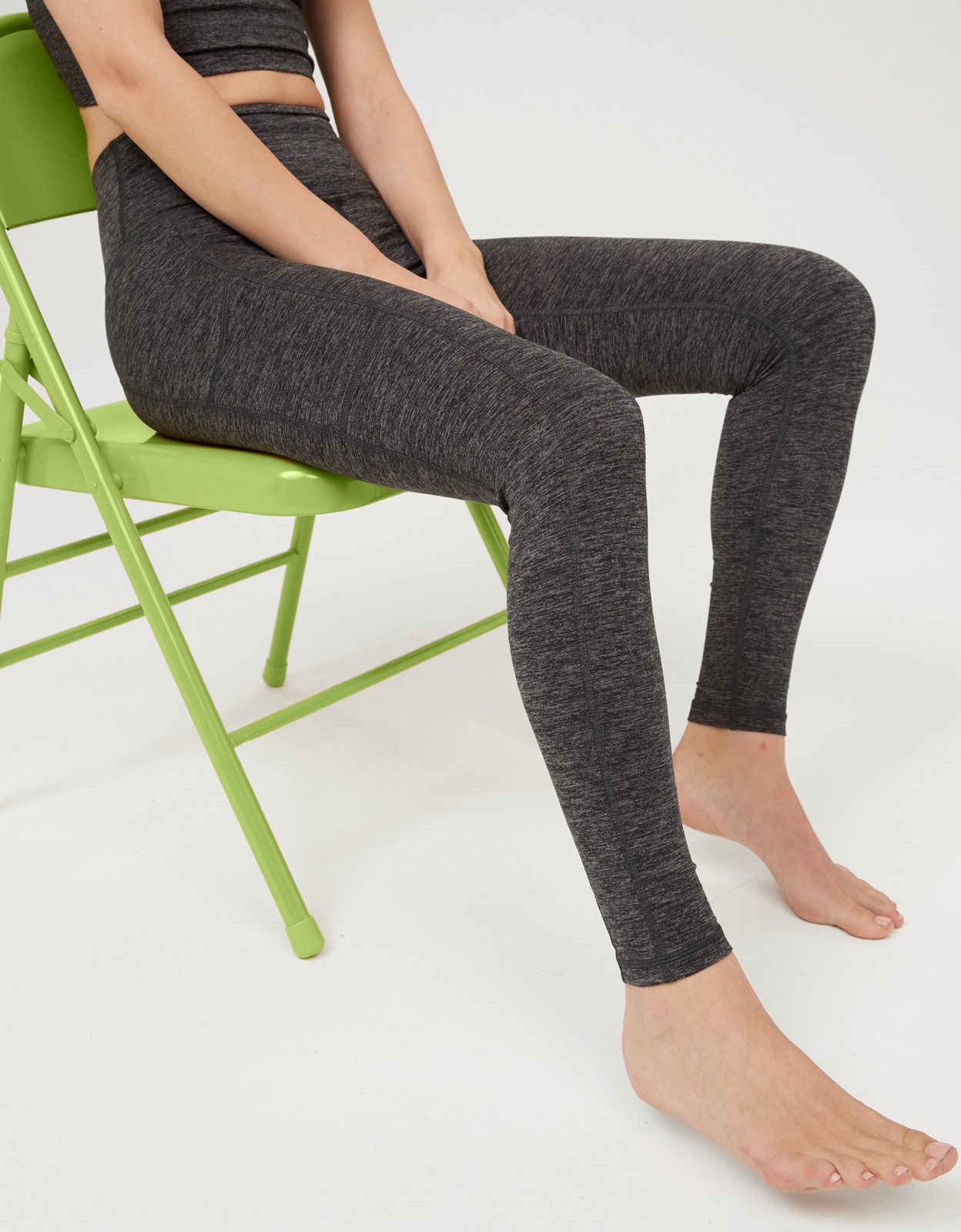 aerie OFFLINE Hip Hugger High Waisted Legging, Olive Daze - Size XL (NWT)