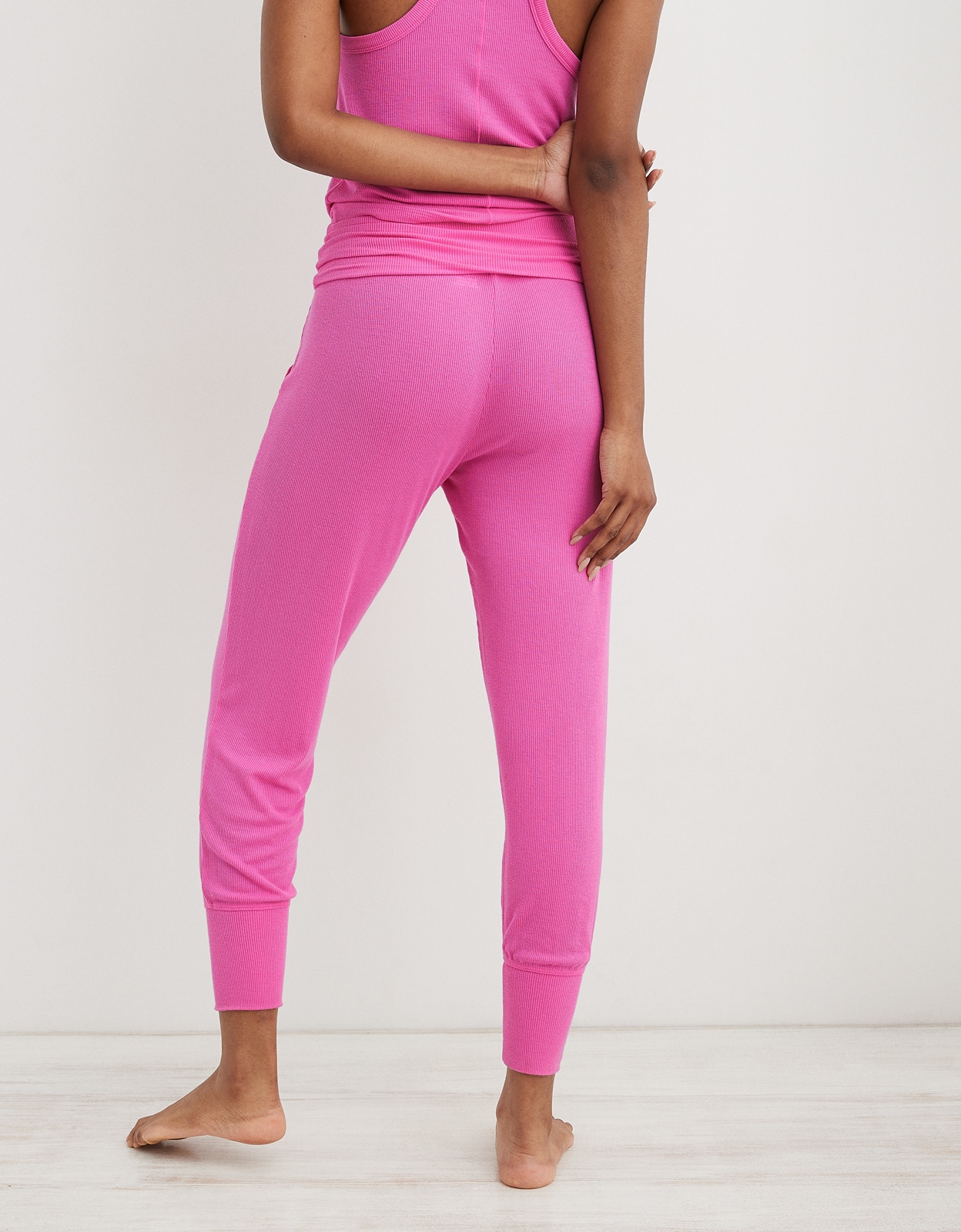 Buy Aerie Real Soft® Ribbed Foldover Jogger online