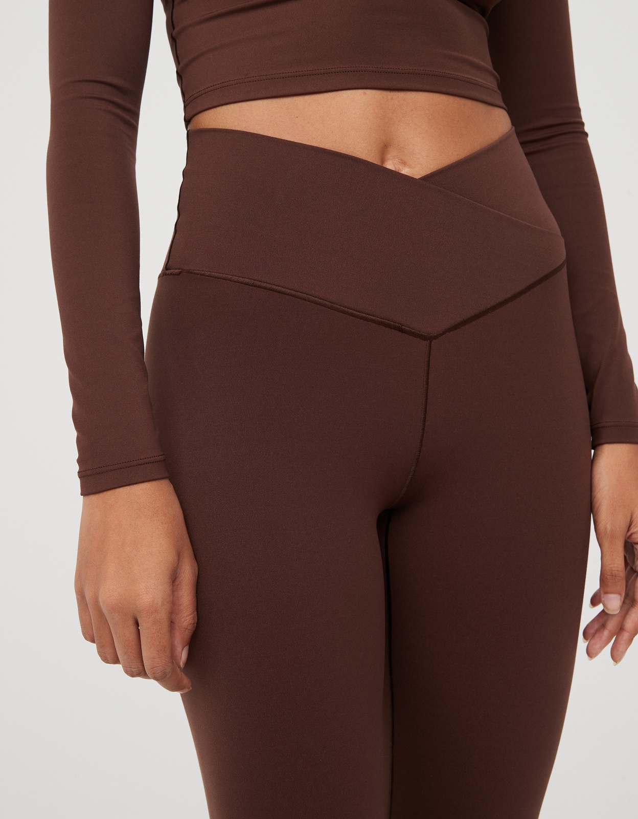 Brown Flared Leggings H&m  International Society of Precision Agriculture