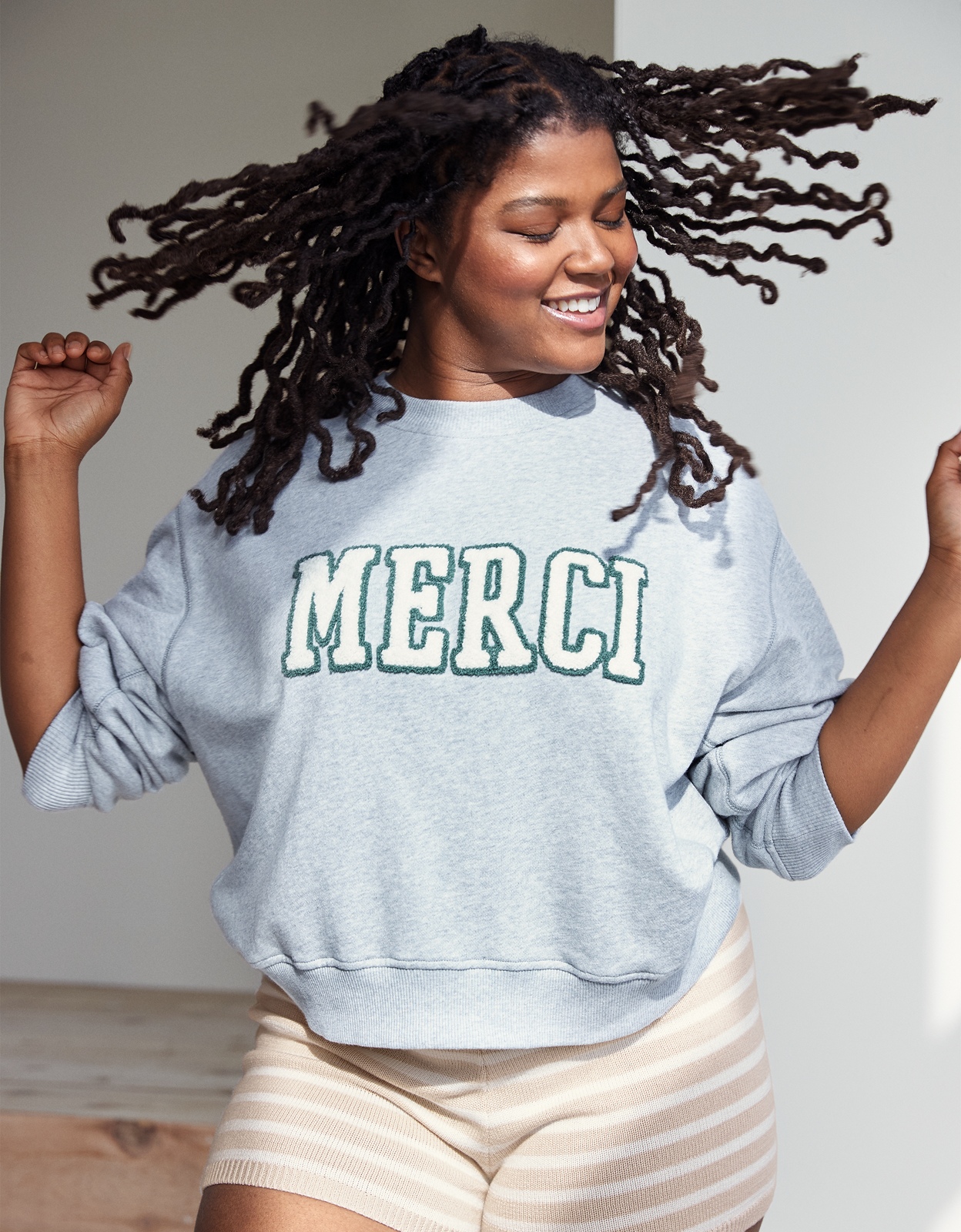 Aerie oversized 2025 sweatshirt