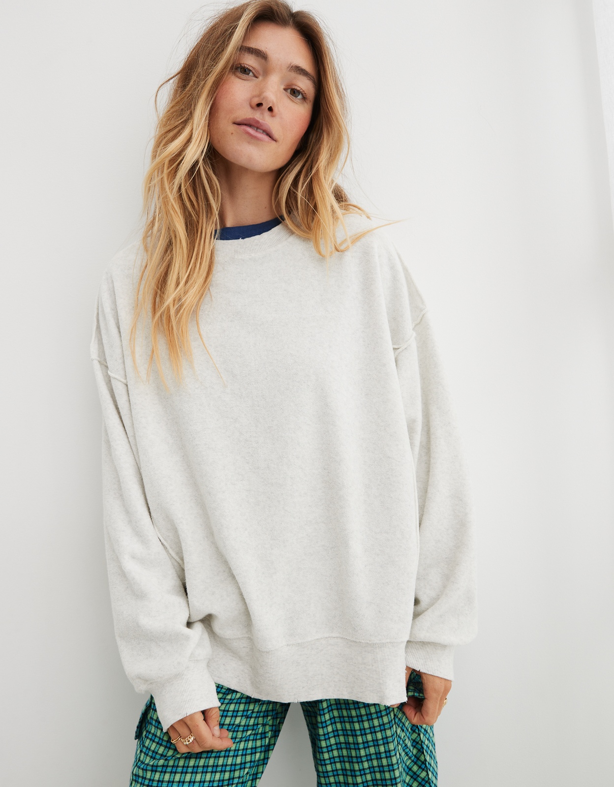 Buy Aerie The Chill Cozy Crew Sweatshirt online