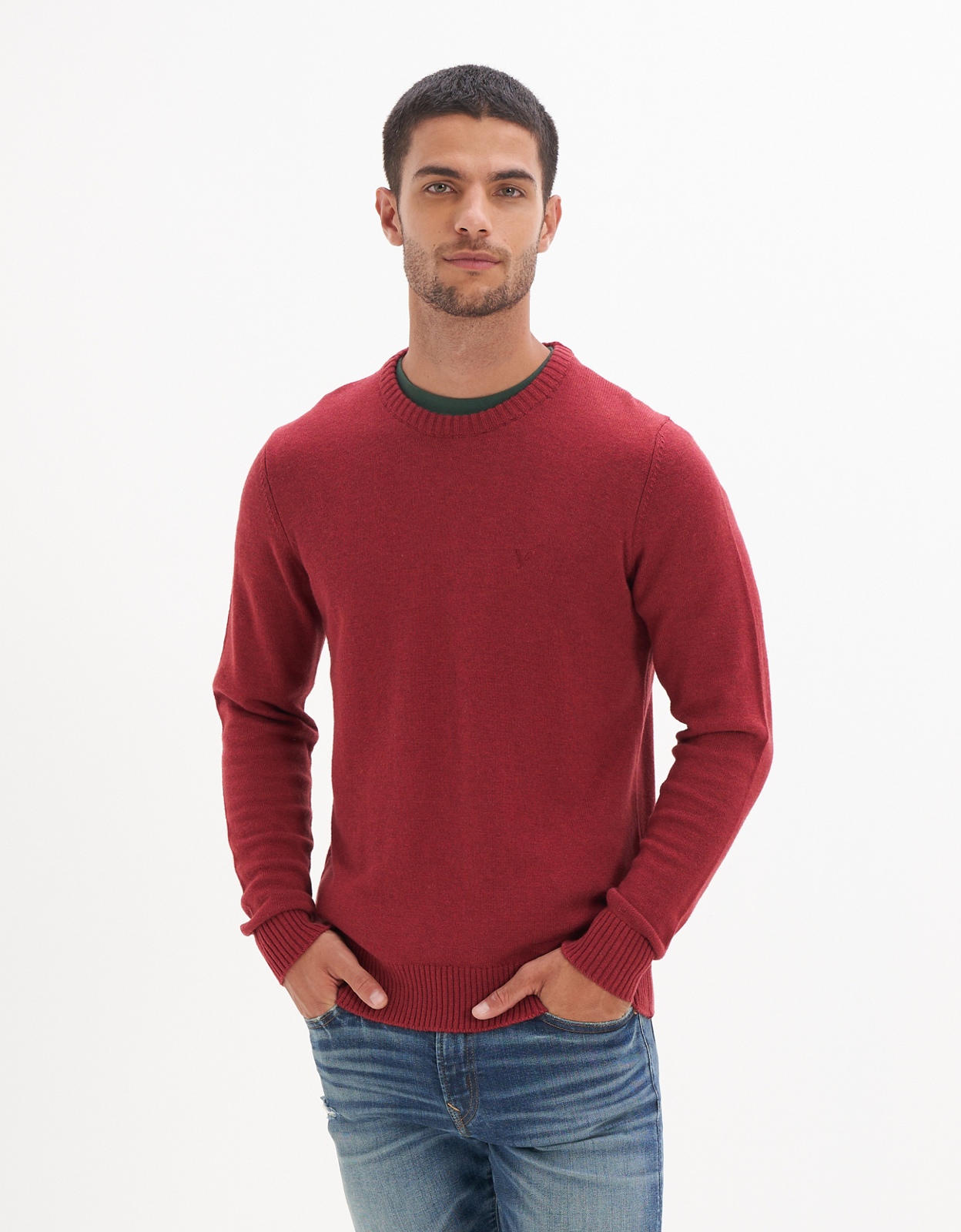 Buy AE Crew Neck Icon Sweater online | American Eagle Outfitters UAE