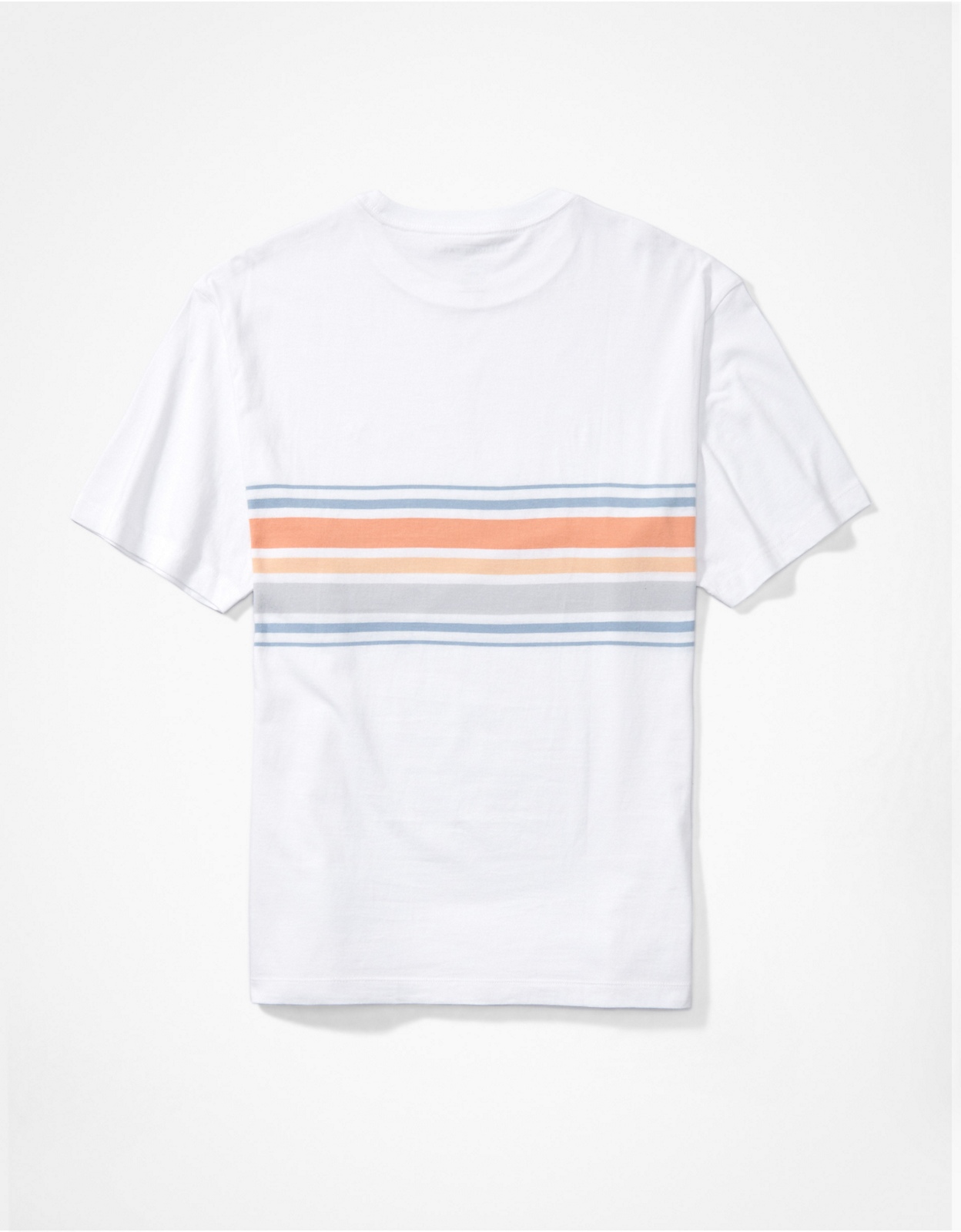 Orange striped on sale t shirt