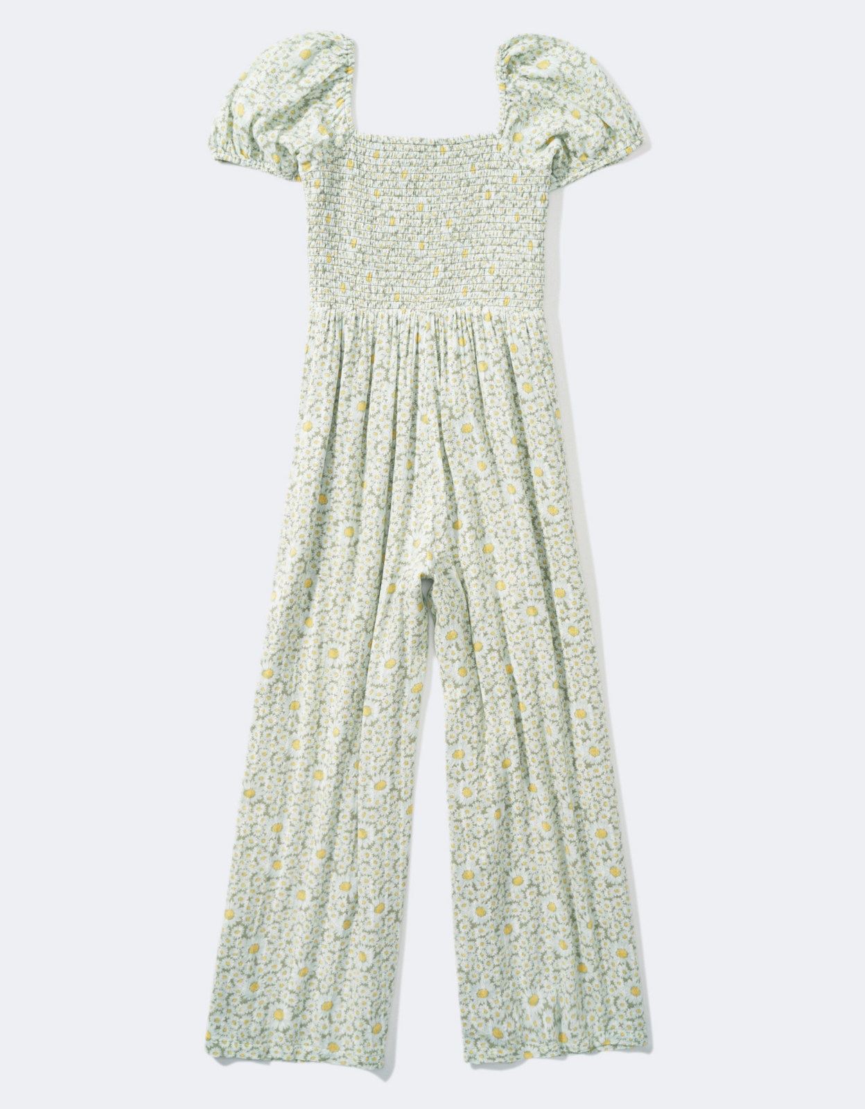 Buy AE Smocked Puff Sleeve Jumpsuit online