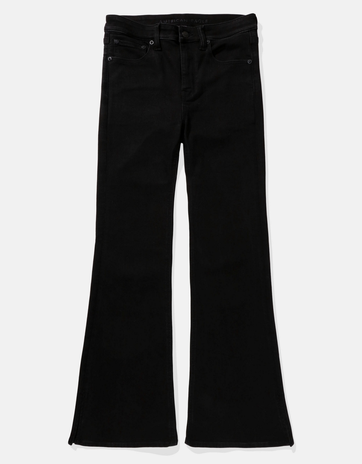 Black flare sales jeans american eagle