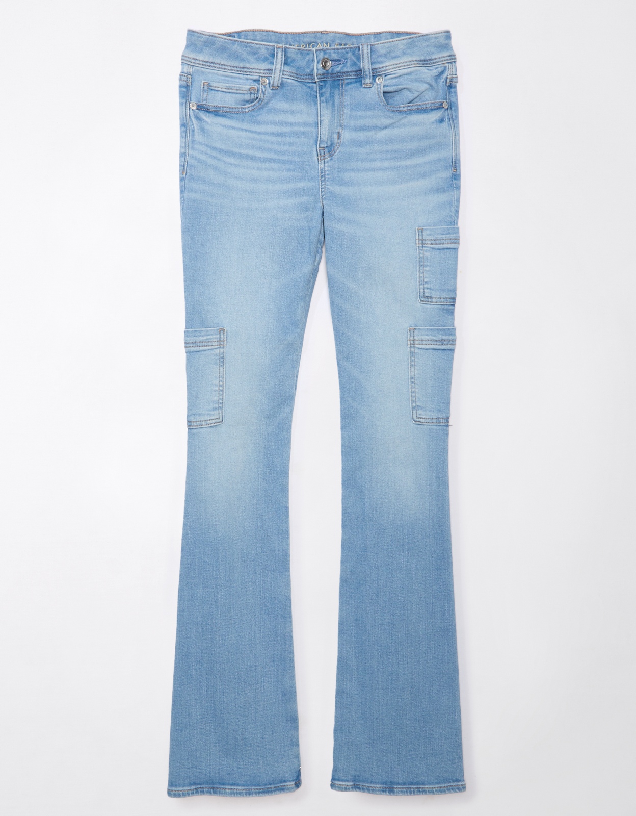 Buy AE Stretch Low-Rise Kick Bootcut Jean online