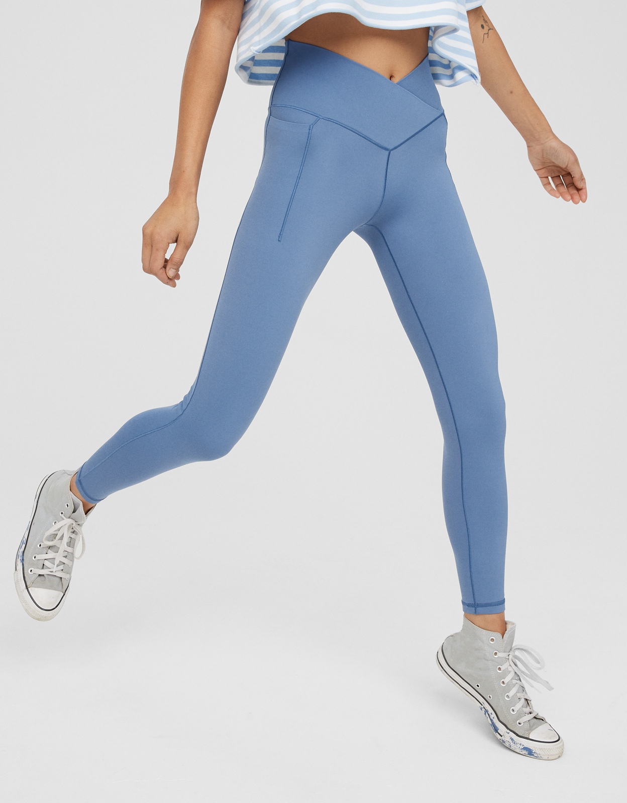 Buy OFFLINE By Aerie Real Me Xtra Crossover High Waisted Pocket Legging  online