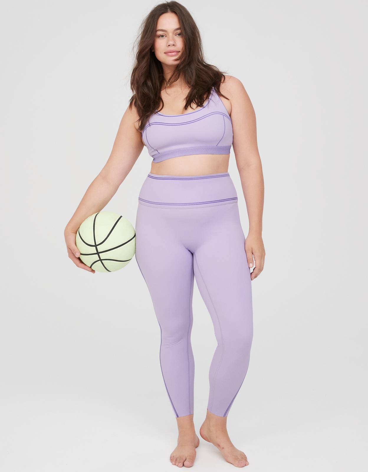 OFFLINE By Aerie Goals Velvet Trim Legging