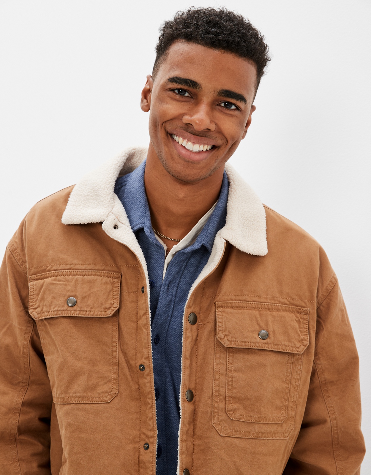 Buy AE Workwear Shacket online | American Eagle Outfitters