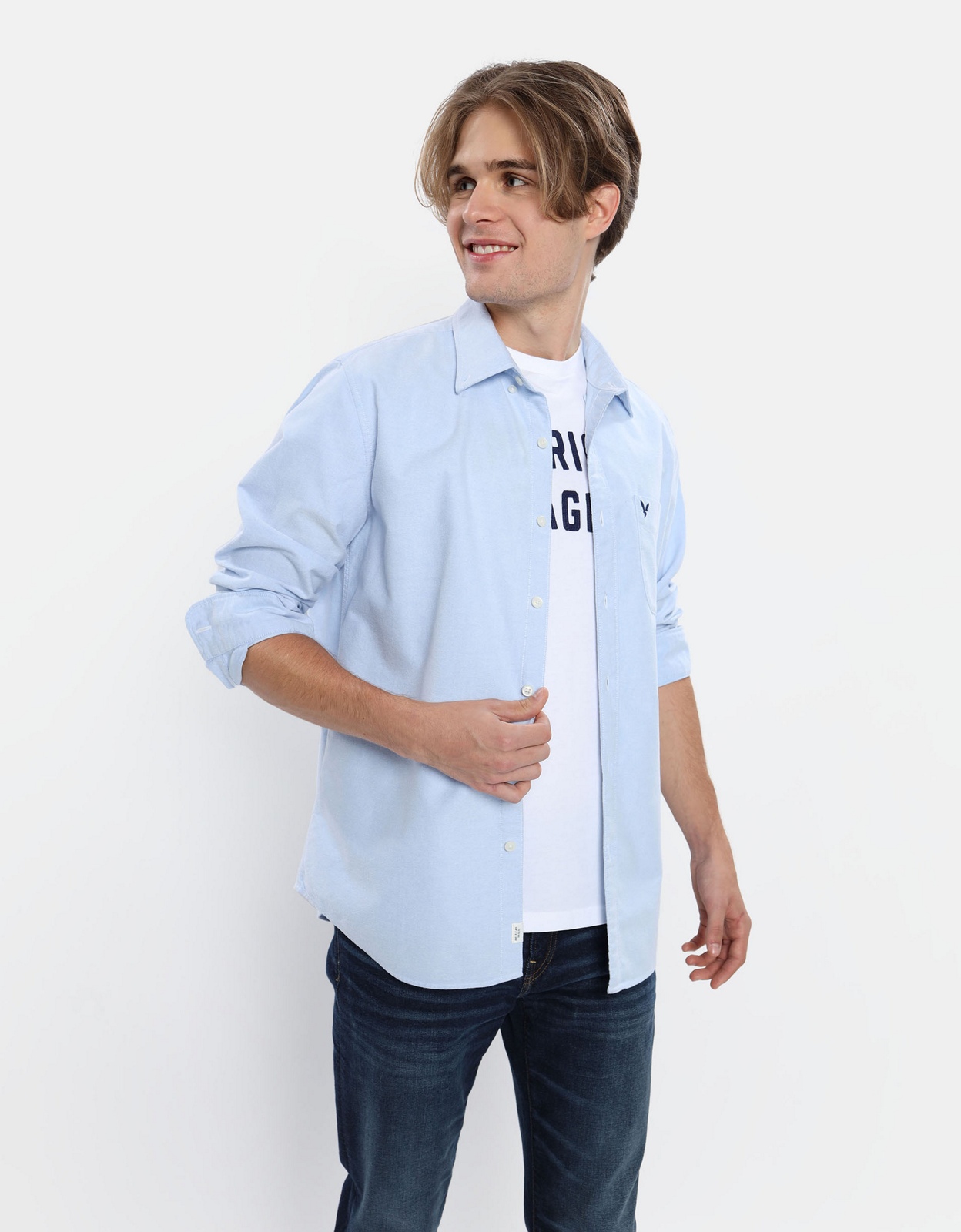 Men's long sleeve button on sale up shirts