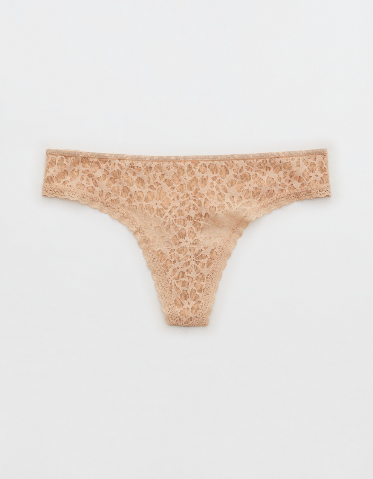 Buy Aerie Island Breeze Lace Lurex Thong Underwear online