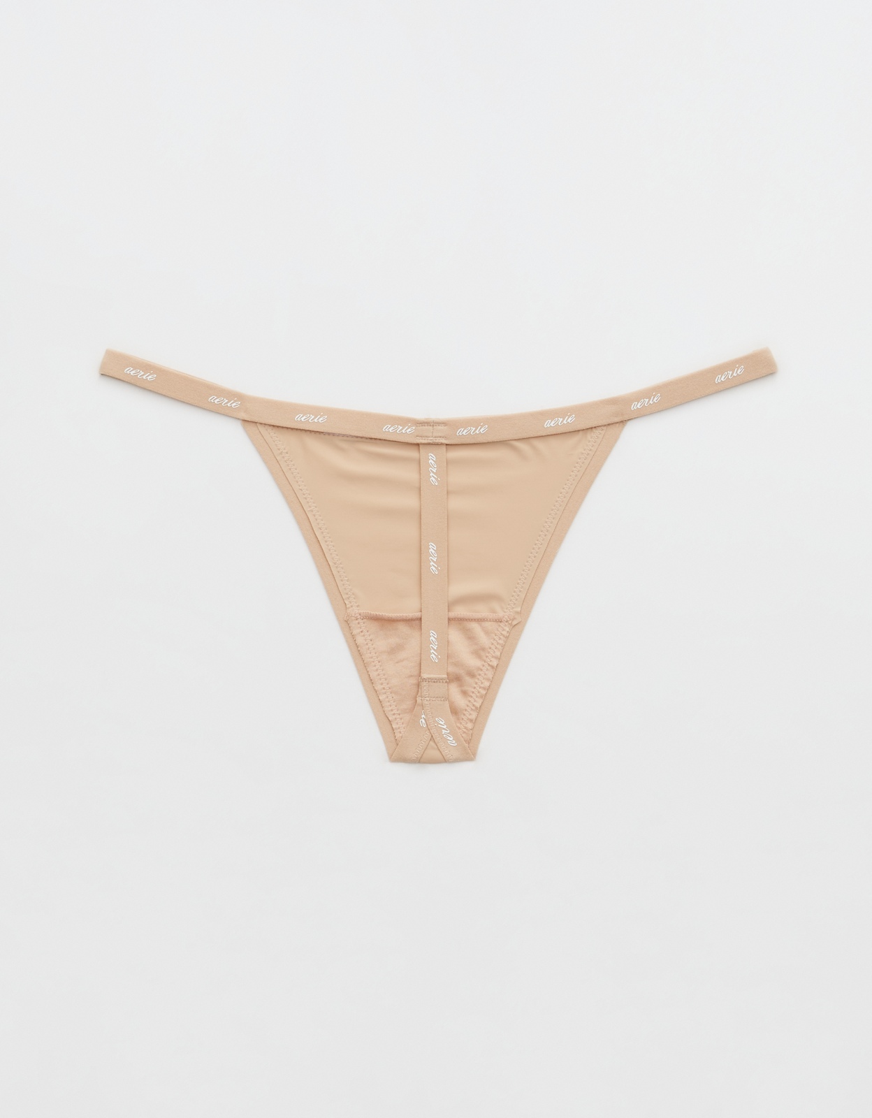 Aerie Island Breeze Lace Lurex Thong Underwear