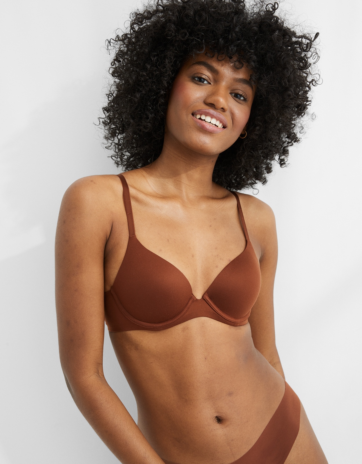 Aerie Real Sunnie Full Coverage Lightly Lined Strappy Bra, Bras, Clothing  & Accessories