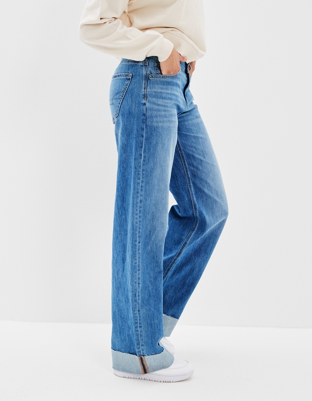Buy AE Low-Rise Baggy Wide-Leg Jean online