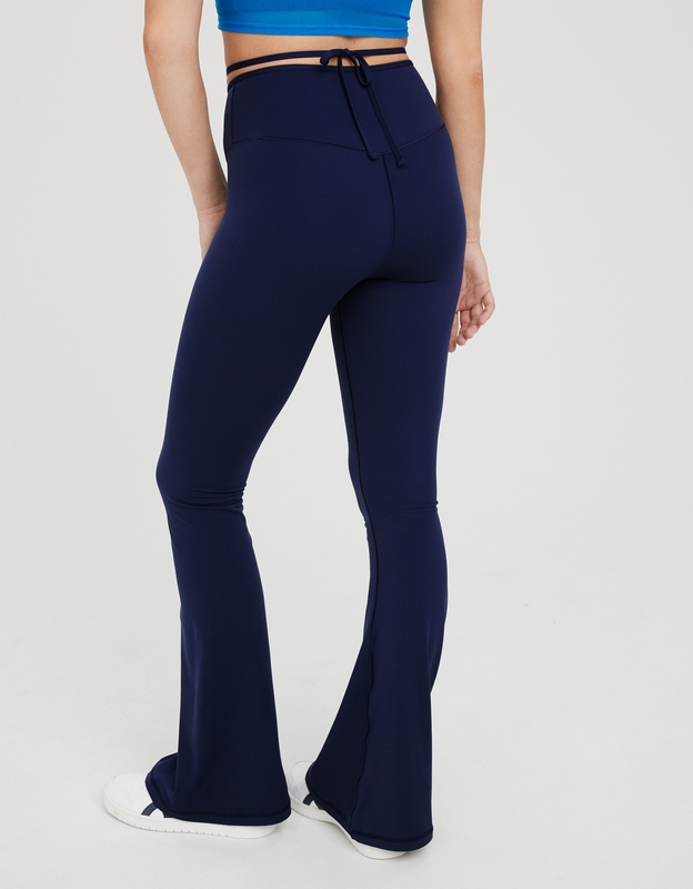 aerie, Pants & Jumpsuits, Aerie Real Me High Waisted Crossover Flare  Legging Yoga Pants