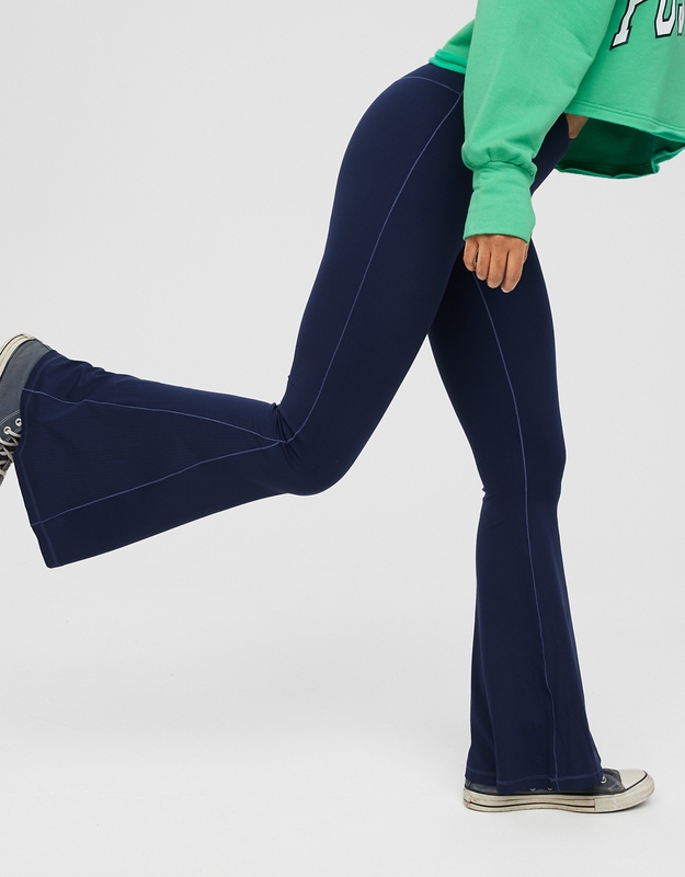 Buy OFFLINE By Aerie Real Me High Waisted Crossover Flare Legging online