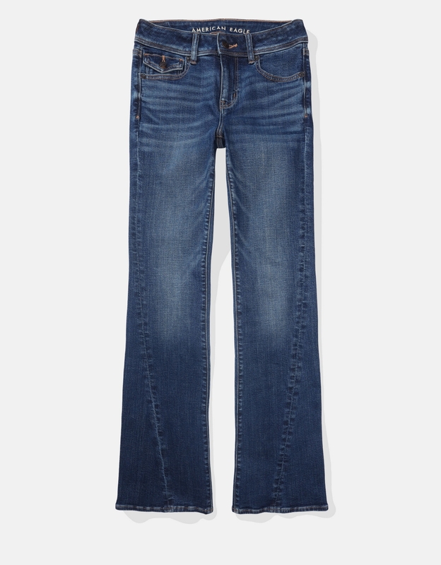 Buy AE Stretch Low-Rise Kick Bootcut Jean online | American Eagle Outfitters