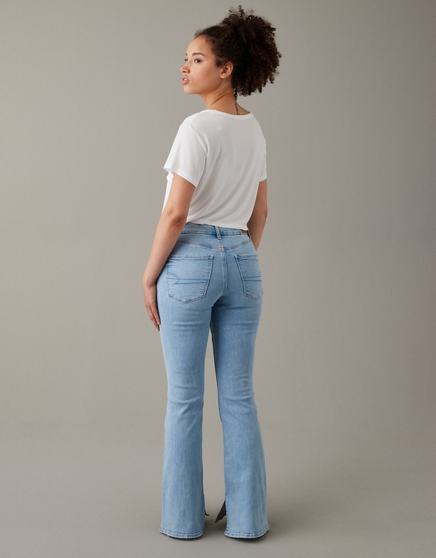 Buy AE Ne(x)t Level Curvy Super High-Waisted Flare Jean online
