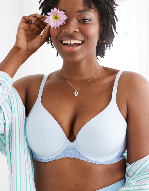 Buy Aerie Real Sunnie Full Coverage Lightly Lined Blossom Lace Bra